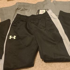 Boys size 6 nike & under armour pants